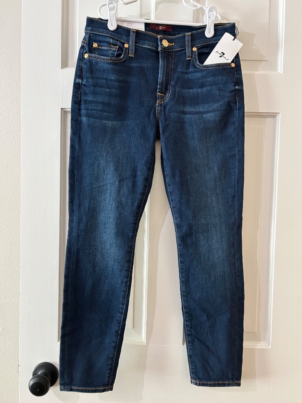 NWT 7 For All Mankind Gwenevere Ankle Skinny Jeans Size 27 - Picture 4 of 4